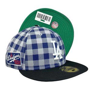 New Era Los Angeles Dodgers 59FIFTY Fitted Hat Blue World Series Patch 7 1/8